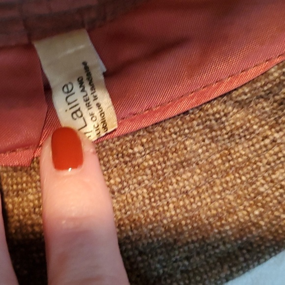 Jonathon Richards Vintage Donegal Tweed 100% Wool Fedora Sz. L Hat Ireland - Picture 6 of 14